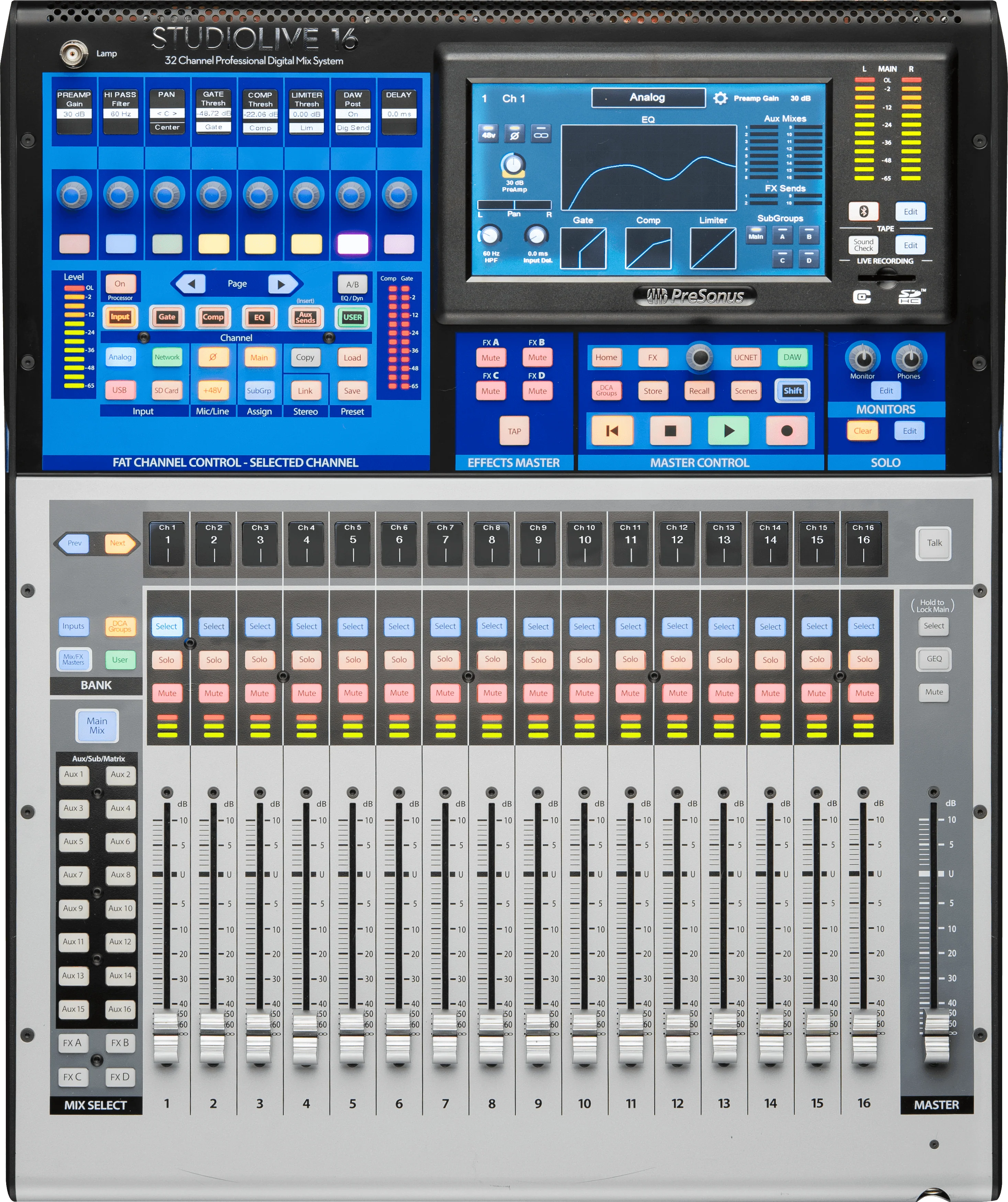 StudioLiveĀ® Series III 16 Digital Console Mixer